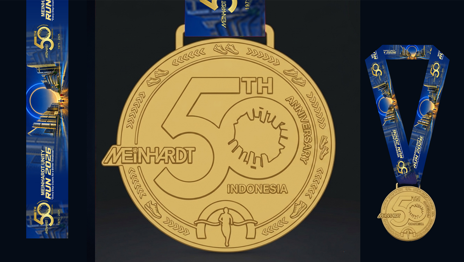 Meinhardt Unity Run 2026 finisher medal